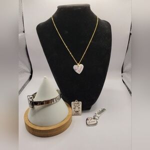 SIERRA MONOGRAM JEWELRY MIXED LOT GIRLS NAME COSTUME FASHION ITALIAN CHARM WATCH